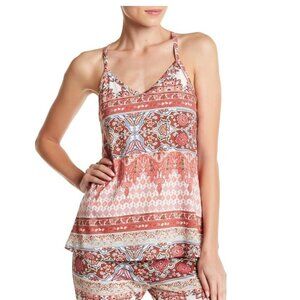 PJ Salvage Festival Lace Racerback Pajama Top (Top Only) Sz S New